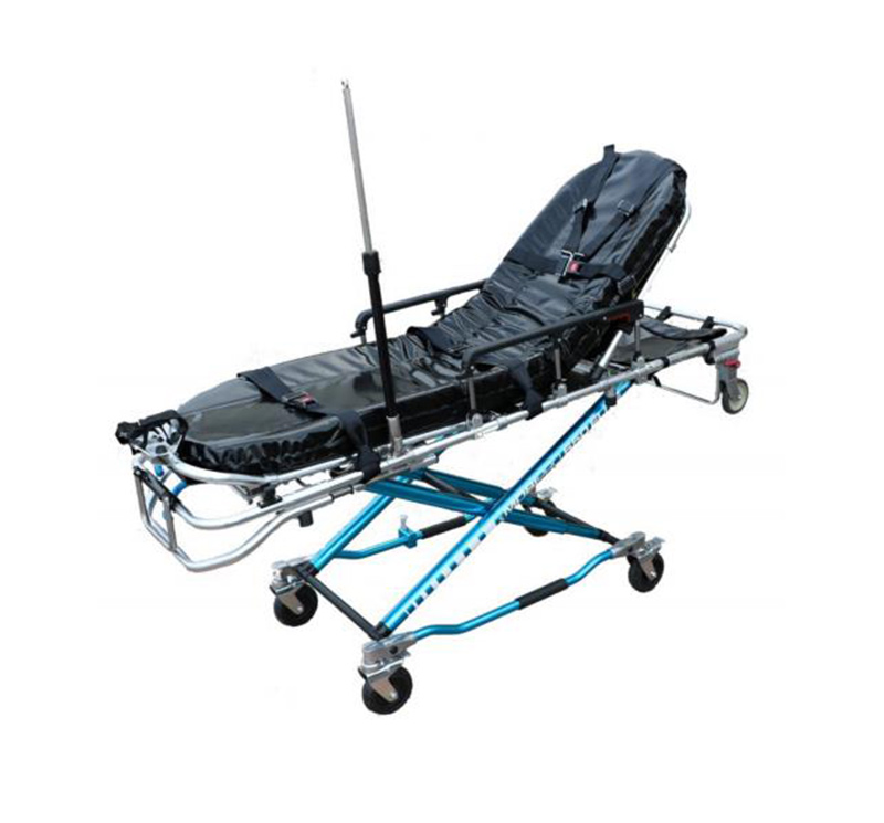 YA-S15 Folding Manual Ambulance Stretcher Trolley YA-S15折叠手动救护车担架手推车